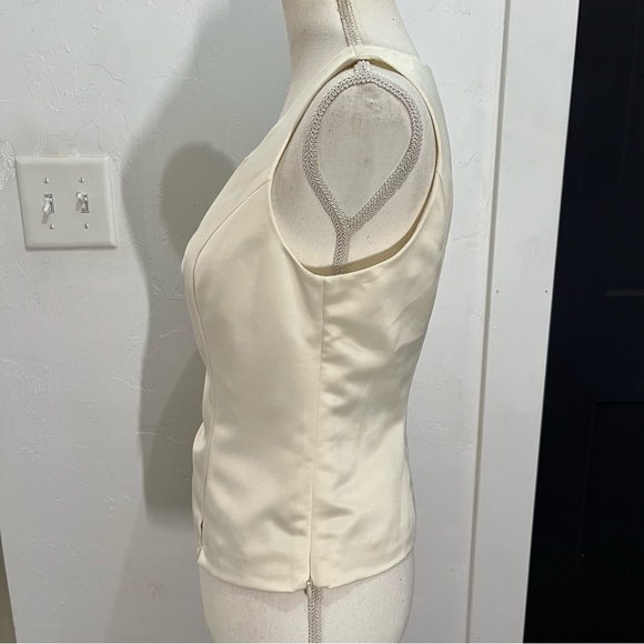 Amanda Smith Cream Suit Shell 8 - Picture 2 of 10